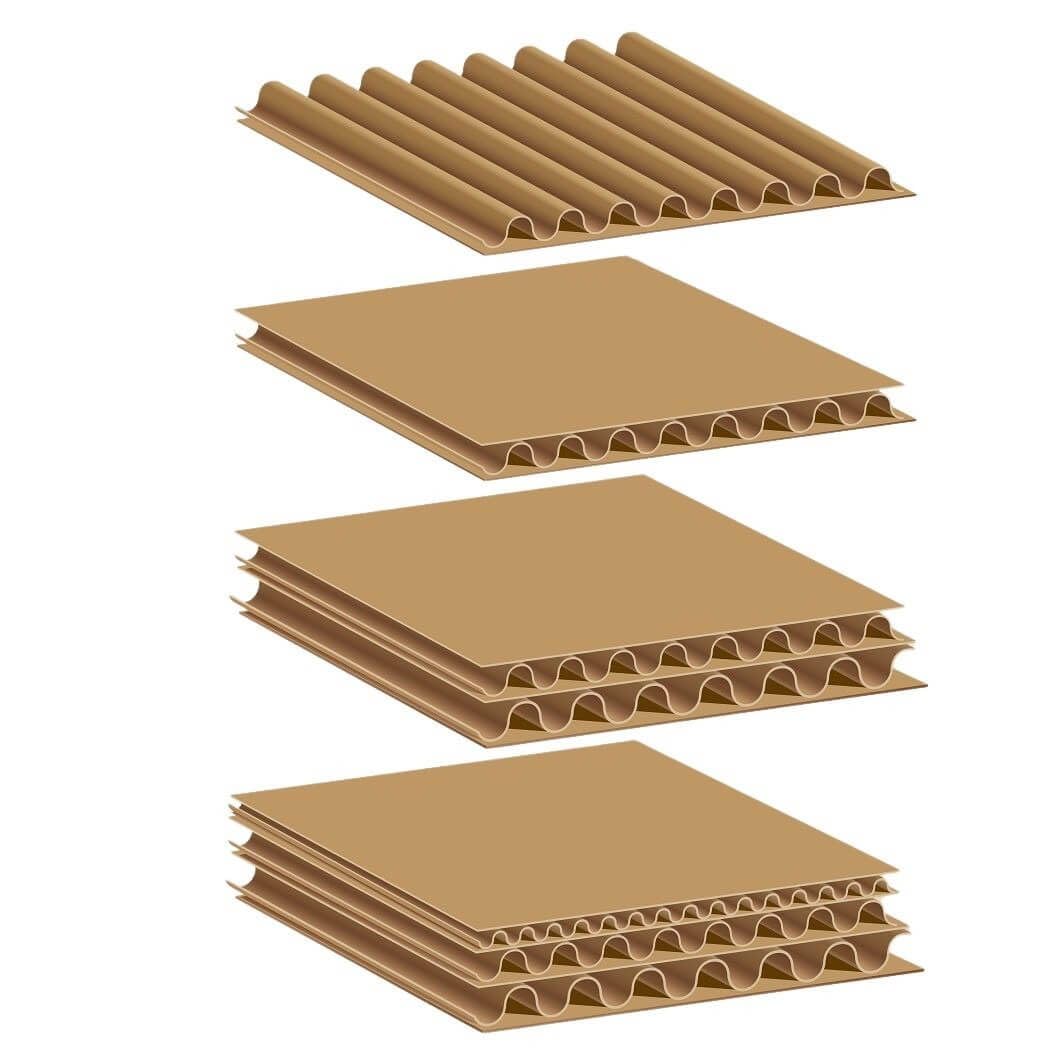 corrugated cardboard