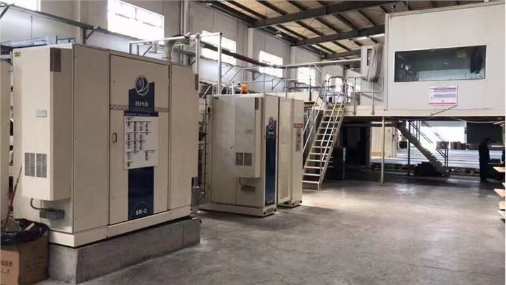 Used BHS Corrugator 2500 Five Layers